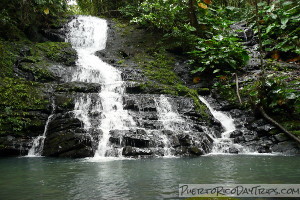 Waterfall along La Coca Trail