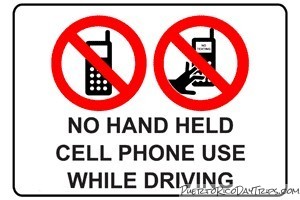 No Handheld Mobile Use While Driving
