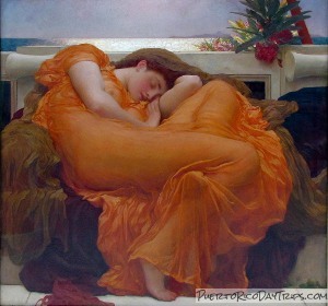 Flaming June by Lord Frederic  Leighton