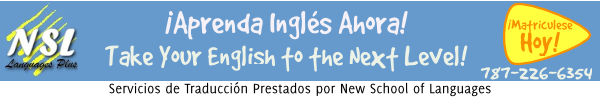 Servicios de Traduccion prestados por la New School of Languages