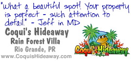 Sponsored by Coqui's Hideaway - www.CoquisHideaway.com