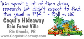 Sponsored by Coqui's Hideaway - www.CoquisHideaway.com