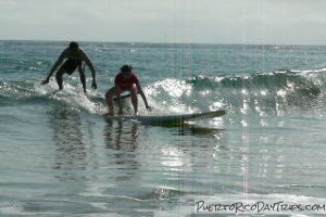 Surfing Lesson at Playa Azul in Luquillo
