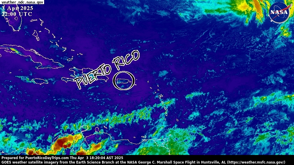 Live Weather Map Of Puerto Rico United States Map