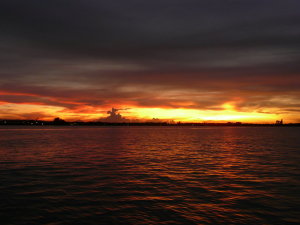 San Juan Bay at Sunset