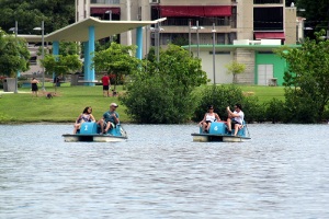 Pedal Boating in Condado Lagoon