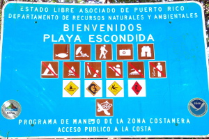 Playa Escondida in Fajardo