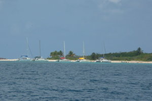 Catamarans at Icacos