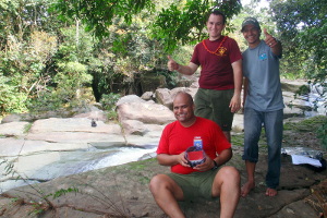 Armando, Anibal and Daniel Geocaching at Paylas