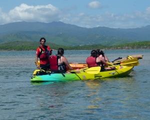 Kayaking at Seven Seas Beach