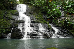 Waterfall along La Coca Trail