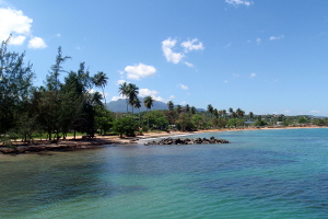 Luquillo Beach (behind the Kiosks)