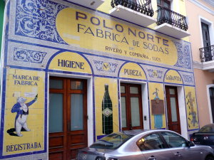 Pharmacy with Mosaic Tiles in Old San Juan