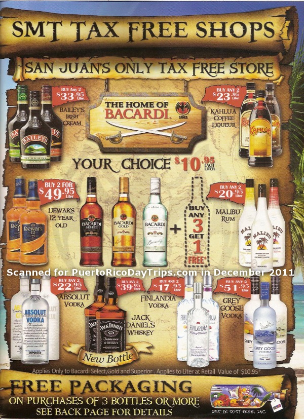 San Juan Port Cruise Pier Duty Free Prices Ad