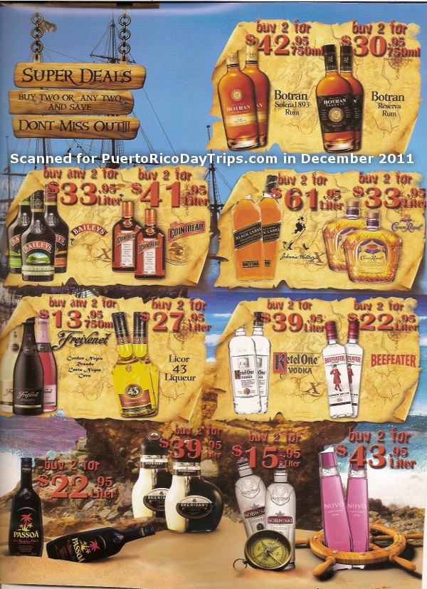 San Juan Port Cruise Pier Duty Free Prices Ad