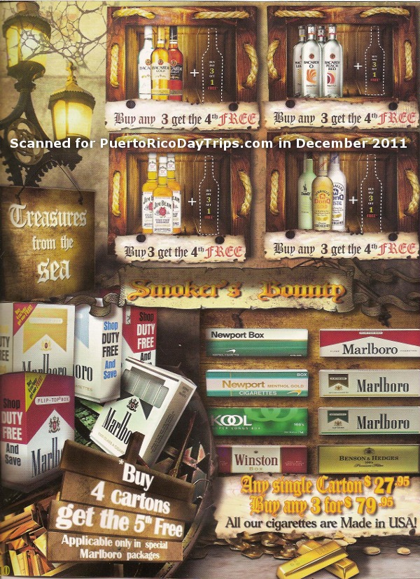 San Juan Port Cruise Pier Duty Free Prices Ad
