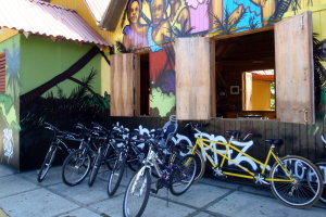 Bikes for rent at COPI in Pinones