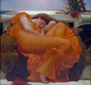 Flaming June by Lord Frederic  Leighton