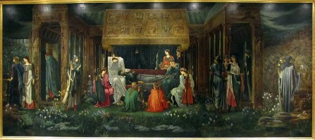 The Sleep of King Arthur in Avalon by Sir Edward Coley Burne-Jones The Sleep of King Arthur in Avalon by Sir Edward Coley Burne-Jones