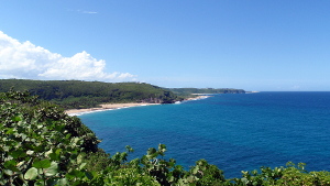 Coastline in Quebradillas