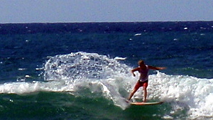 Surfing at Domes Beach Surfing at Domes Beach