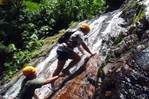 Waterfall Climbing with Rocaliza