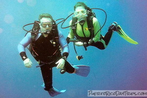 Our Friends SCUBA Diving with Nan-Sea Charters in Vieques