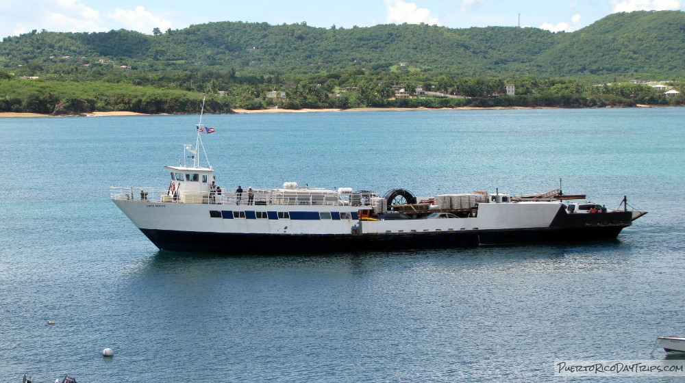 Taking the Cargo Ferry from Ceiba to Culebra or Vieques PRDayTrips