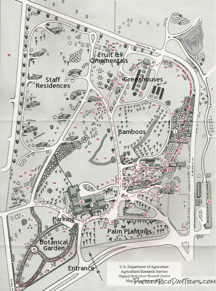 Tropical Agriculture Research Center map