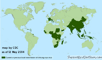 Chikungunya distribution