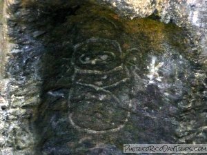 Petroglyph at La Cueva del Indio