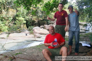 Armando, Anibal and Daniel Geocaching at Paylas