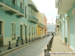 Colorful streets of Old San Juan