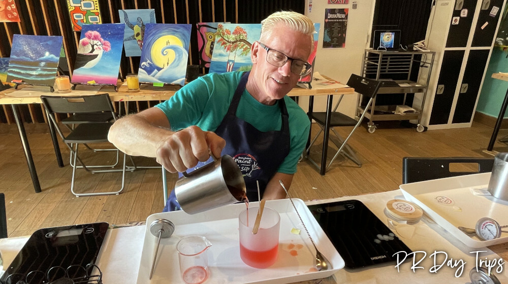 Paint and Sip Candle Making