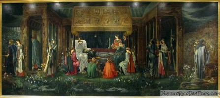 The Sleep of King Arthur in Avalon by Sir Edward Coley Burne-Jones