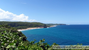 Coastline in Quebradillas