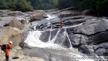 Canyoning in Rio Icacos