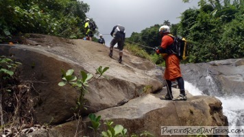 Canyoning in Rio Icacos