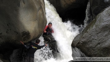 Canyoning in Rio Icacos