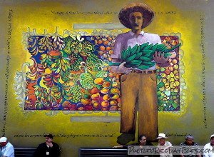 Jibaro mural at the Rio Piedras Market