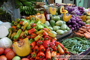 Vegetables at the Rio Piedras Market
